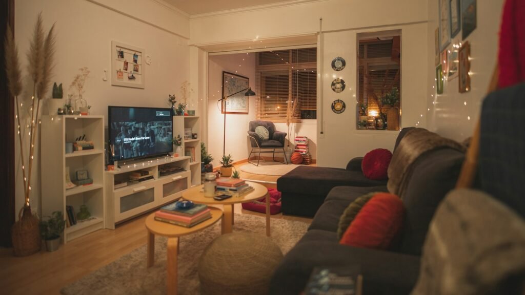Nordic One IPTV – mysigt vardagsrum med tv