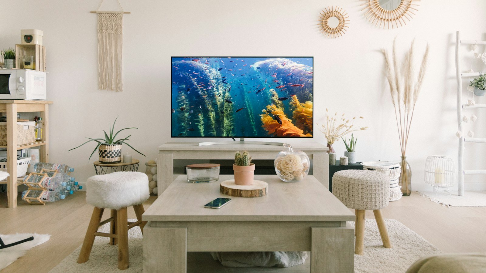 Svensk IPTV på smart tv i vardagsrummet